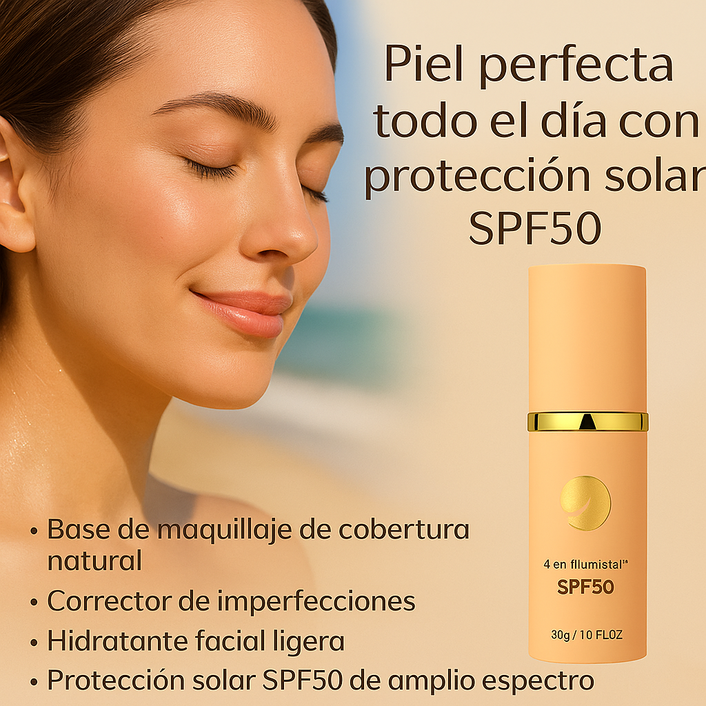 SkinBloom®- Base de maquillaje 4 en 1 SPF50+